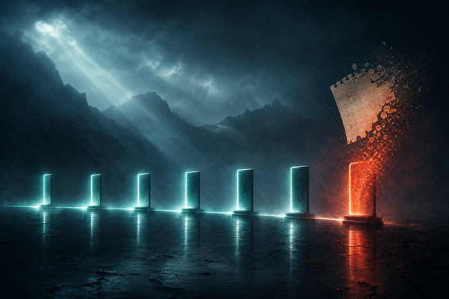 Visual timeline showing missed payments leading to a charge-off at 180 days