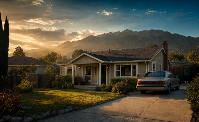 Modest home and older car that are typically protected by state exemption laws