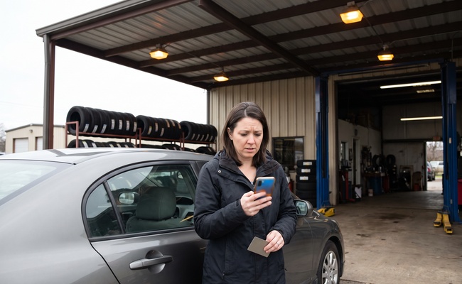 A person adult considers whether to use credit card during debt payoff in the planned setting.