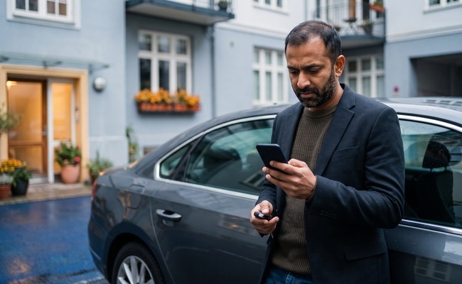 A person borrower deciding whether auto loan refinancing is worth it