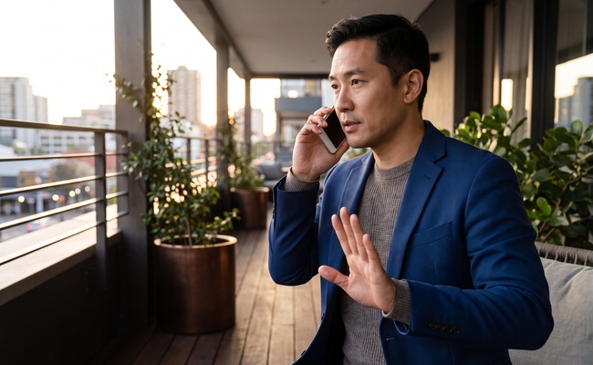 A person revoking permission for an automatic ACH payment by phone.