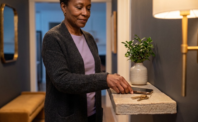 A person keeping follow-up records secure after stopping an automatic ACH payment.