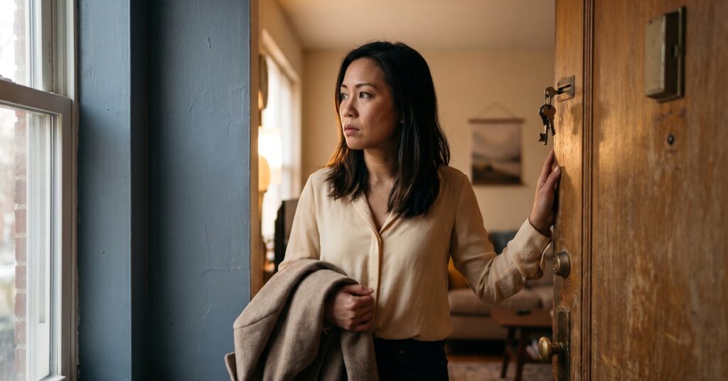 A person reviewing a budget with irregular income before planning essential expenses.