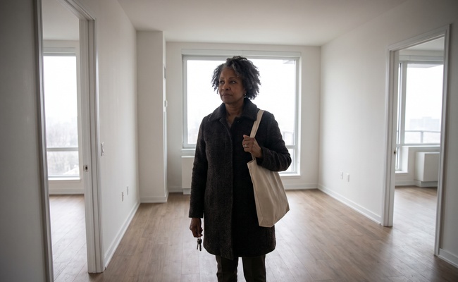 A renter compares apartment options and move-in costs while protecting long-term affordability.