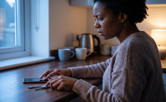 A person adult prepares to clarify a federal student loan default status concern.