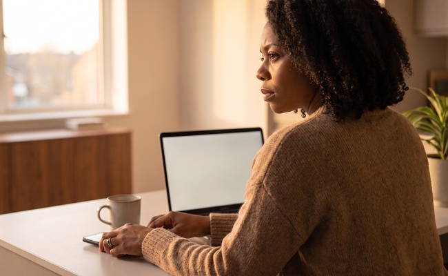 A person adult borrower prepares to compare student loan deferment vs forbearance options.