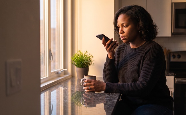 An adult borrower prepares a focused question about student loan rehabilitation.