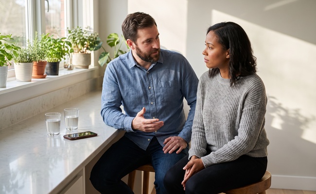 Two adult borrowers discuss how to protect progress after student loan rehabilitation.