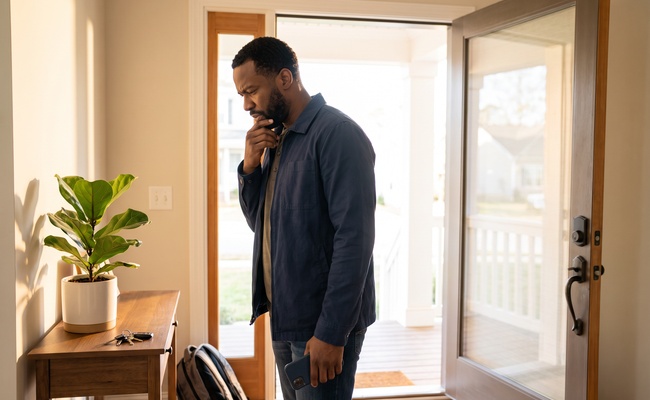 An adult borrower reviews federal loan details before considering consolidation.