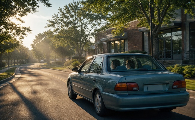 A person organizes a seven day action plan for reviewing title loan costs, transportation needs, and safer alternatives.