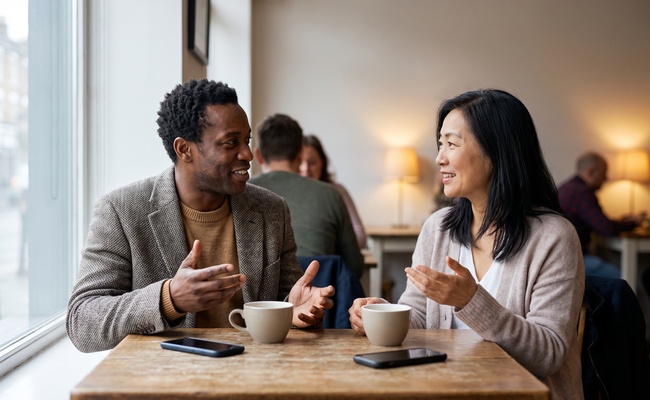 Two adults discuss how to separate current obligations from a prior balance.
